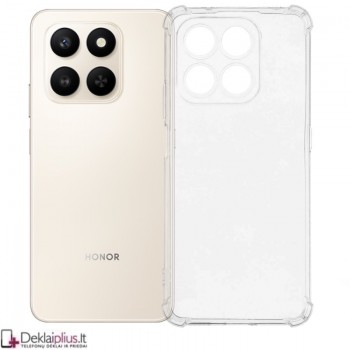 Silikoninis - Anti shock dėklas - su kameros apsauga - skaidrus (Huawei Honor 400 Smart)